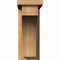 Ekena Millwork Huntington Smooth Corbel w/Backplate, Western Red Cedar, 5 1/2"W x 14"D x 14"H COR06X14X14HUN01SWR - alternate 2